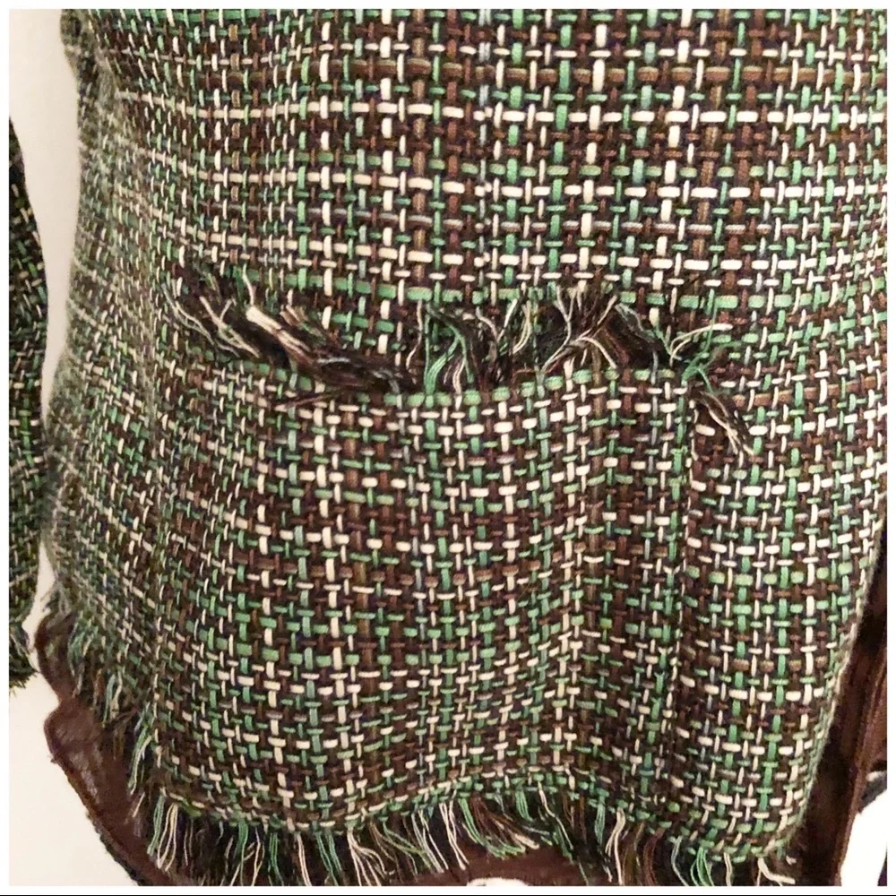 Julie Mitchell Tweed Jacket Sz 14P NWT - Picture 3 of 7